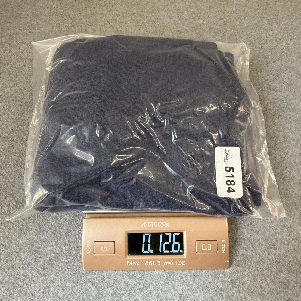 Peter Millar VNeck Pullover Sweater Long Sleeve Blue Merino Wool Mens Size Large